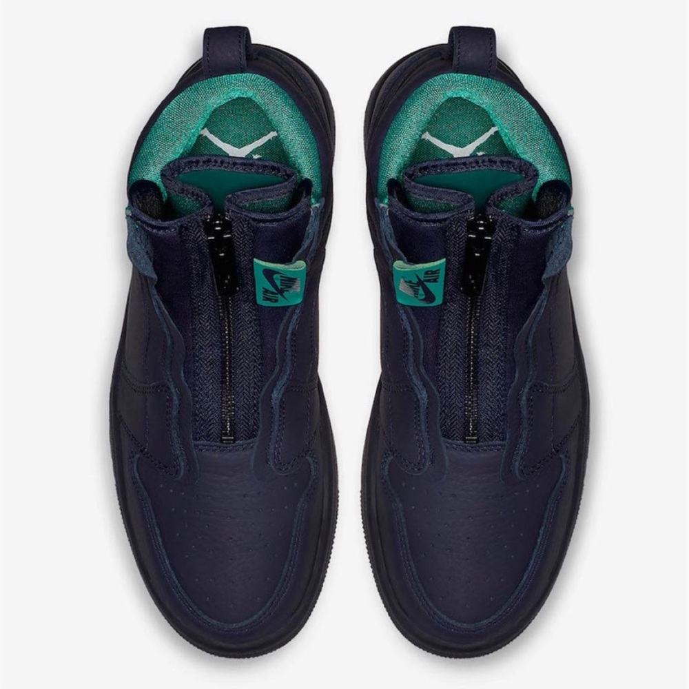NWOB Air Jordan 1 High Zip Hornets Sneakers - Picture 3 of 8